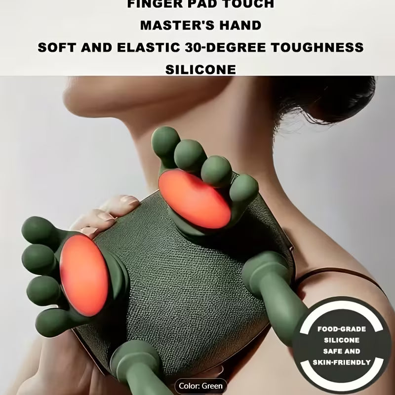 Wireless Neck & Shoulder Massager- Deep Tissue Heat Relief