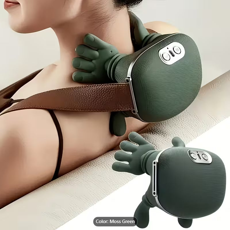 Wireless Neck & Shoulder Massager- Deep Tissue Heat Relief