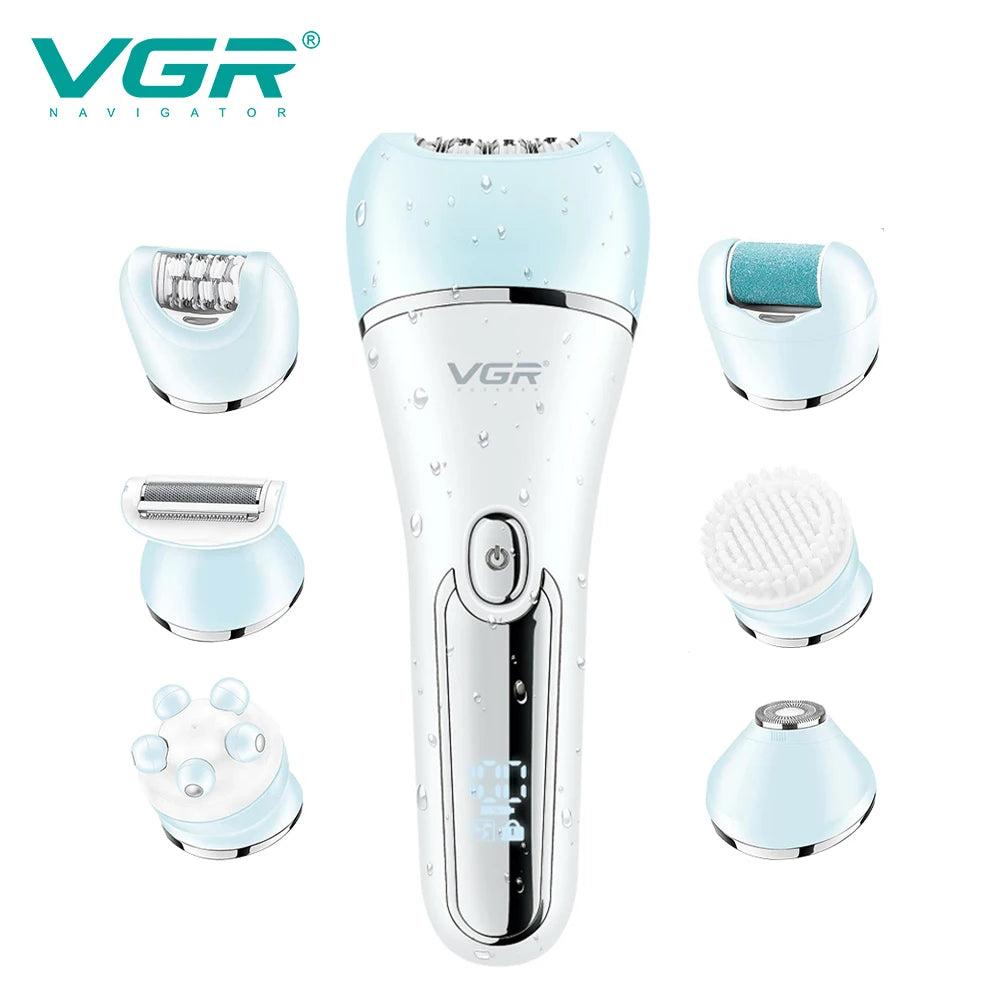 VGR Women's Epilator Shaver Set